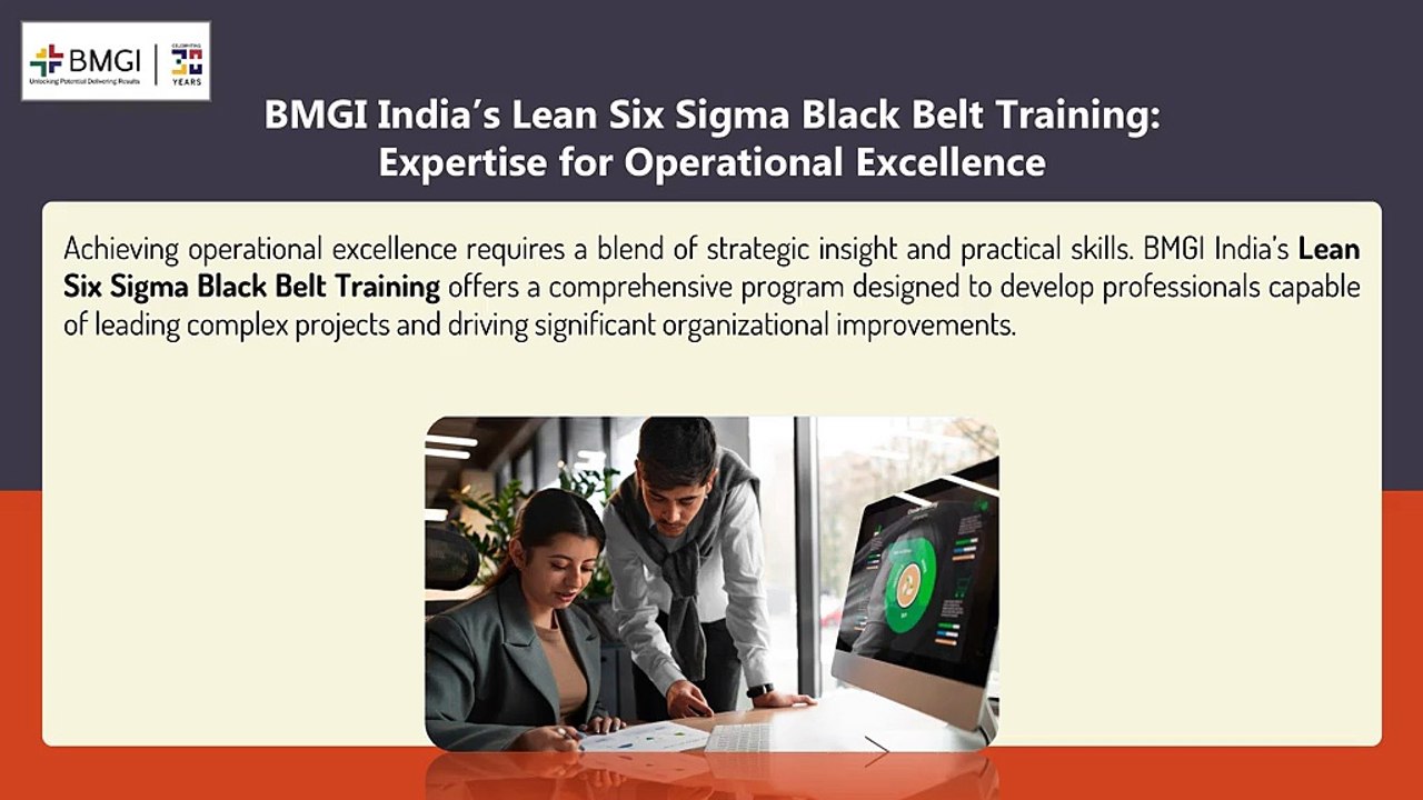 BMGI India’s Lean Six Sigma Black Belt Training_ Expertise for Operational Excellence