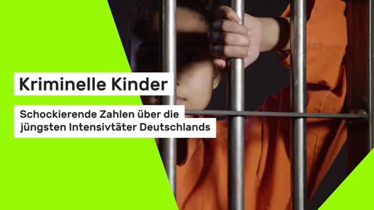 Kriminelle Kinder: Schockierende Zahlen über die jüngsten Intensivtäter Deutschlands
