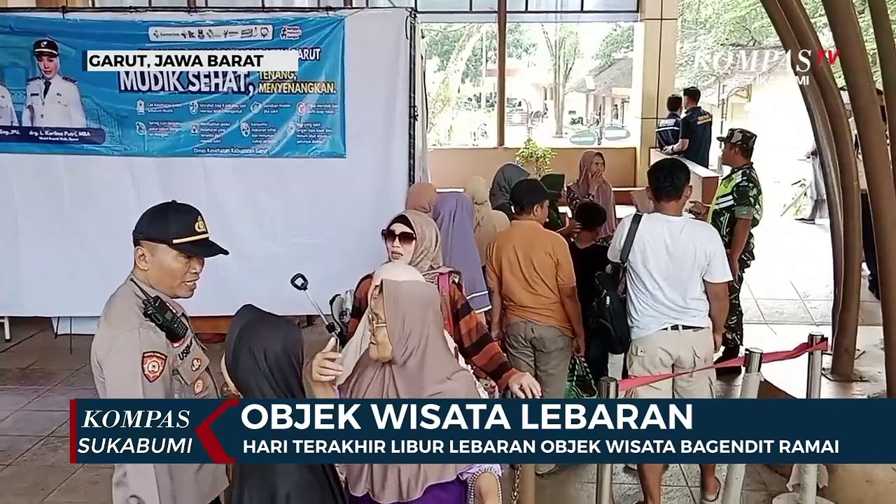 Hari Terakhir Libur Lebaran Objek Wisata Bagendit Ramai
