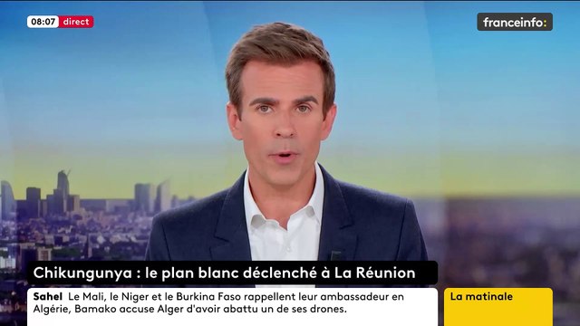 La Réunion: Le plan blanc, dispositif qui permet de déprogrammer certaines opérations, déclenché à La Réunion où la campagne de vaccination contre l'épidémie de chikungunya débute