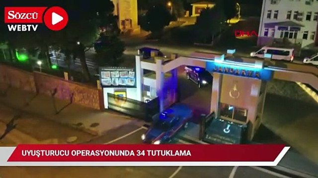Kahramanmaraş merkezli uyuşturucu operasyonunda 34 tutuklama