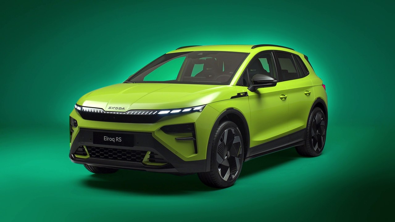 Le SUV compact électrique Skoda Elroq RS à transmission intégrale délivre une puissance de 340 ch