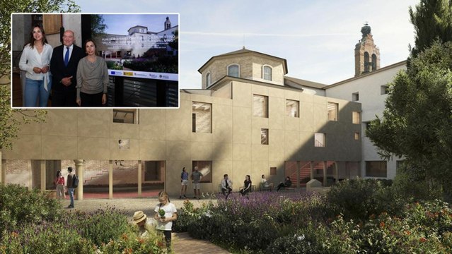 Visita a Las Catalinas donde estará el nuevo Centro de la Cultura del Vino de Valladolid