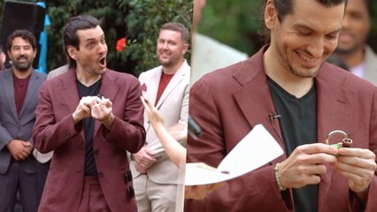 Bride Surprises Groom Who Loves Escape Rooms With Puzzle On Altar | Happily TV