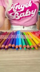 Lipstick hidden inside pens—what a sneaky hack! 💄🖊️ #123go