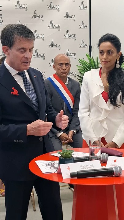 Manuel Valls salue la capacité d'innovation de La Réunion