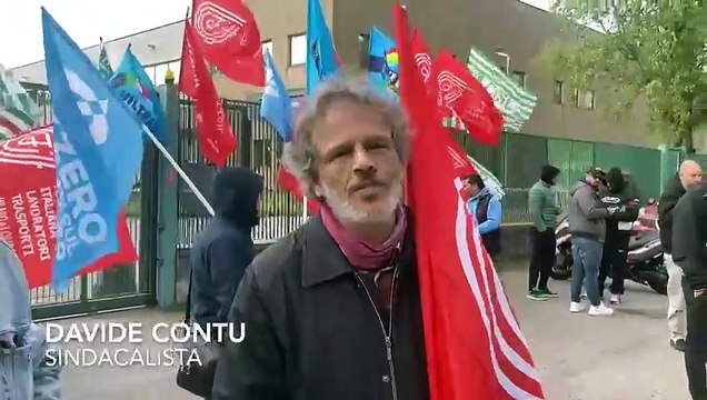 Carpiano, sciopero alla Geodis: il video