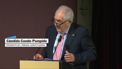 Conde-Pumpido denuncia presiones de "fuerzas o a corrientes de opinión muy poderosas"