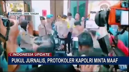 Protokoler Kapolri Ipda Endry Minta Maaf atas Aksi Kekerasan terhadap Jurnalis