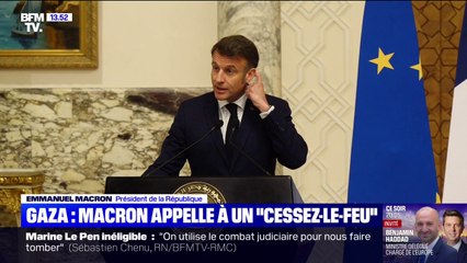 Emmanuel Macron est en Égypte pour une visite consacrée à Gaza