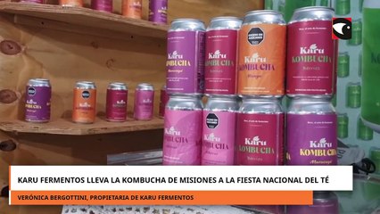 Kombucha Karu Fermentos lleva la Kombucha de Misiones a la Fiesta Nacional del Té