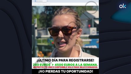 Los estafadores de criptomonedas también manipularon un vídeo de la presidenta de Inditex, Marta Ortega