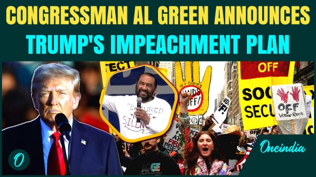 'Trump Impeachment Very Soon...:' Al Green Vows To U.S President's Impeachment At Hands Off Rally