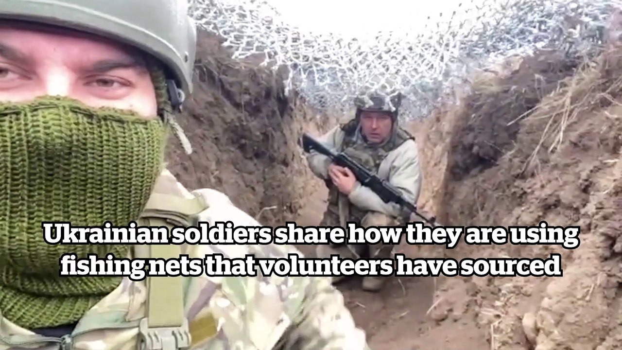 Volunteer groups for Ukraine are scouring Europe for fishing nets to protect soldiers from Russian drone attacks