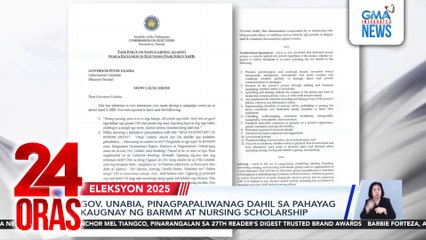 Kandidatong nagsabing 'di pwedeng pangit ang bigyan ng scholarship, pinagpapaliwanag ng COMELEC | 24 Oras