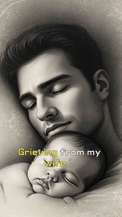 Grieving from my wife’s death in childbirth, I gently tucked our peacefully sleeping baby in her crib.