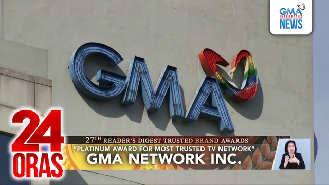 GMA Network at GMA Integrated News Anchor Mel Tiangco, pinarangalan sa Reader's Digest Trusted Brands 2025 | 24 Oras