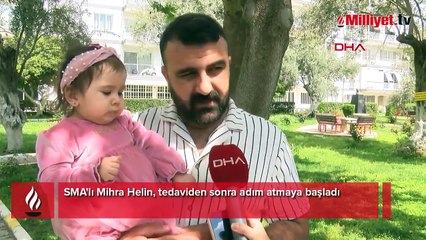 SMA'lı Mihra Helin tedavi oldu, yürümeye başladı: Koşması bizim için umut