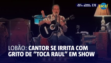 Lobão se irrita ao ouvir grito de 'Toca Raul' em show e dá sermão na plateia