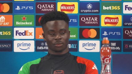 Saka on raising to the occasion and needing the fans support