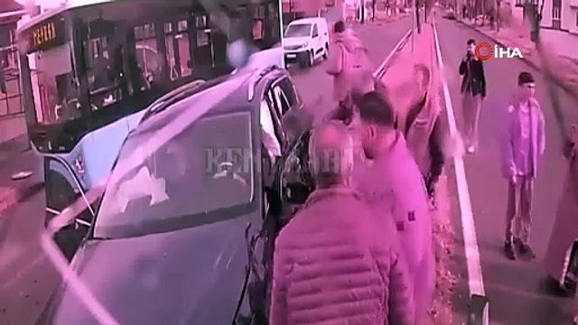 Sivas'ta dikkatsiz sürücü kazaya neden oldu!