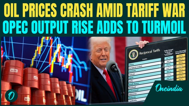 World at War After Trump Tariffs: Oil Prices Crash to 4 Year Low | Brent Sinks Below $64