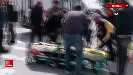 Erzincan’da otomobille çarpışan motosiklet sürücüsü ağır yaralandı