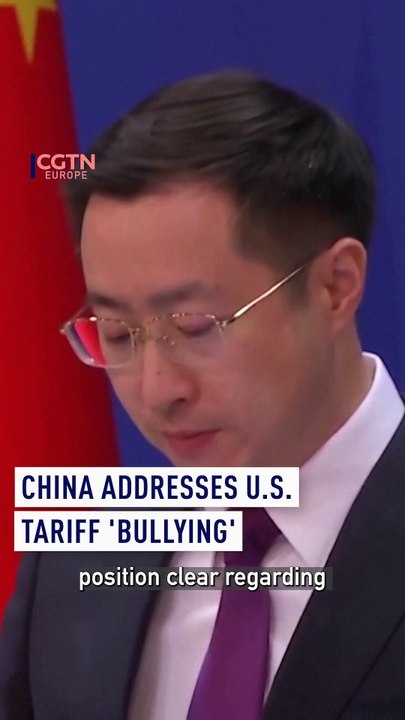 China addresses U.S. tariff ‘bullying’