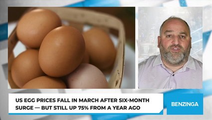 US Egg Prices Fall In March After Six-Month Surge — But Still Up 75% From A Year Ago