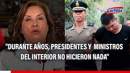 "¿Qué hicieron ustedes?": Dina Boluarte increpa a expresidentes y exministro del Interior por ola criminal