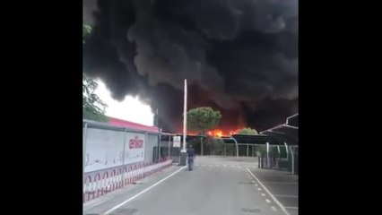 L'incendio di Caivano visto da vicino