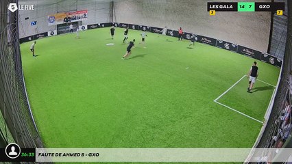 Faute de Ahmed B - Gxo