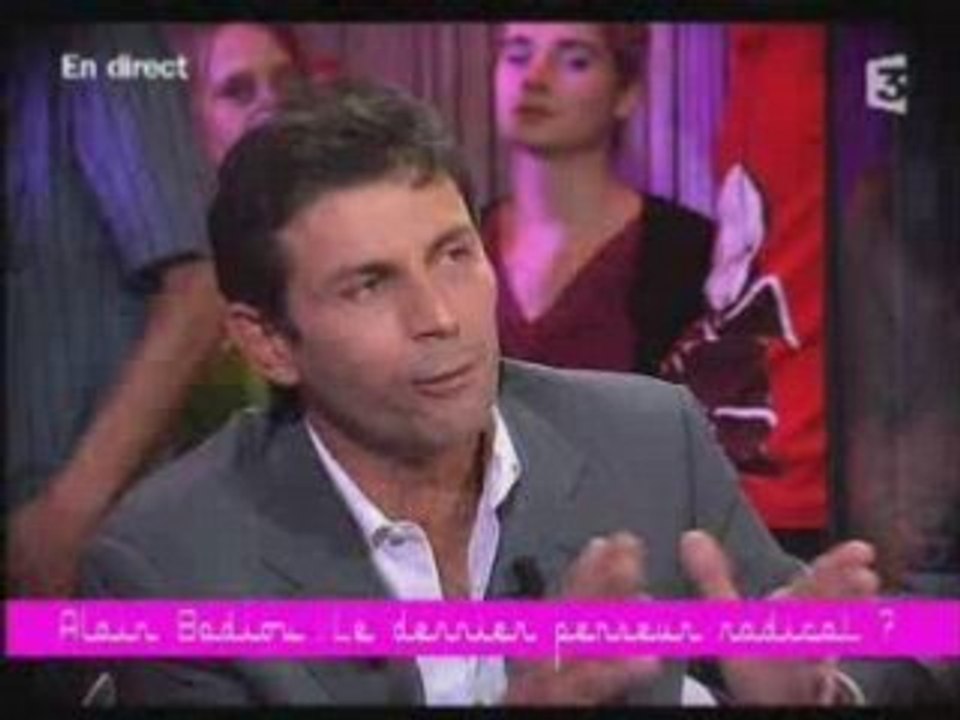 Alain Badiou chez Taddeï