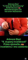Arbnora Elezi Šahini izvodi vježbe za noge i ruke - ali svejedno kolica su tu jer treba na nečem dobiti pozornosti i empatiju - Arbnora Elezi Prevara