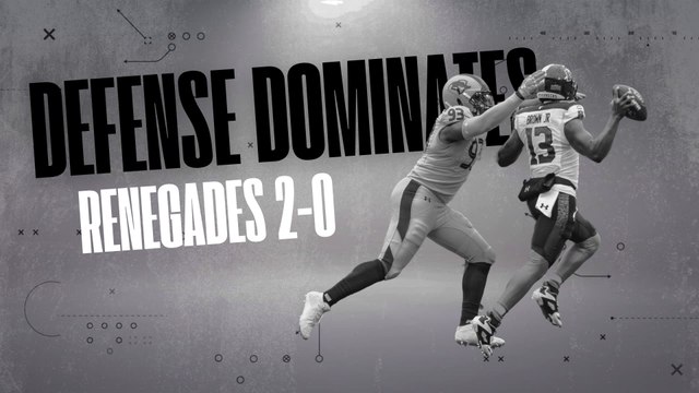 Renegades Survive Defensive WAR vs Roughnecks! 💥 | UFL Week 2 Thriller