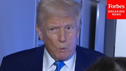Trump Responds To Reporter Asking About 'Idea Of Crashing The Markets On Purpose'