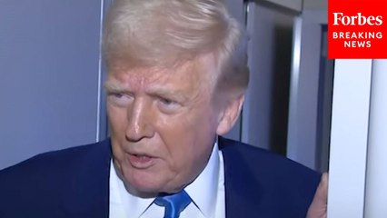 Trump Asked If He's Spoken To Pam Bondi About Cases Surrounding Deportation Flights