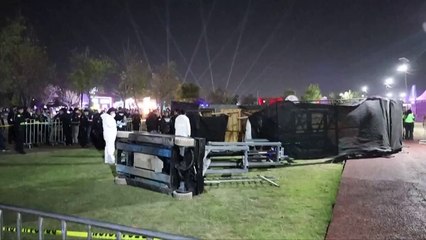 Dos muertos por colapso de estructura en festival musical en México