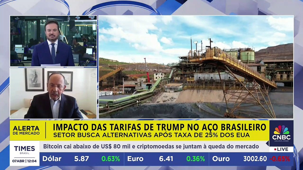Tarifas de Trump no aço afetam mais EUA do que Brasil; presidente do Instituto Aço Brasil repercute