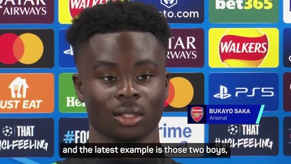 Saka hopes Arsenal academy can help them 'save more money'