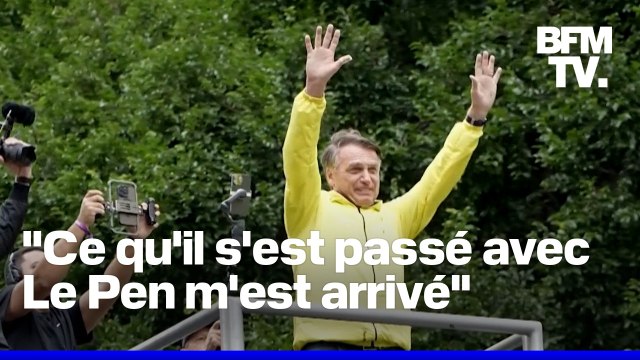 Brésil: l'ex-président Jair Bolsonaro réunit ses partisans et apporte son soutien à Marine Le Pen