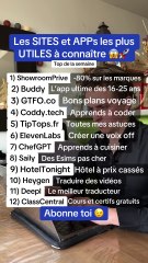 Les SITES et APPs les plus UTILES à connaître de la semaine 😱🚀