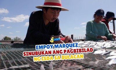 Empoy Marquez, sinubukan ang pagbibilad ng isda sa Bulacan | I Juander