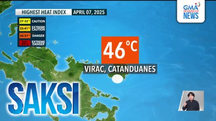 Matinding init, naranasan sa ilang lugar ngayong araw | Saksi