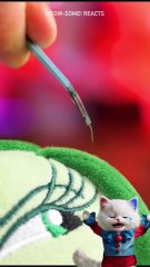 EWW Save a Broken Doll🐾 #cat #meow #shorts #funny #funnyanimals