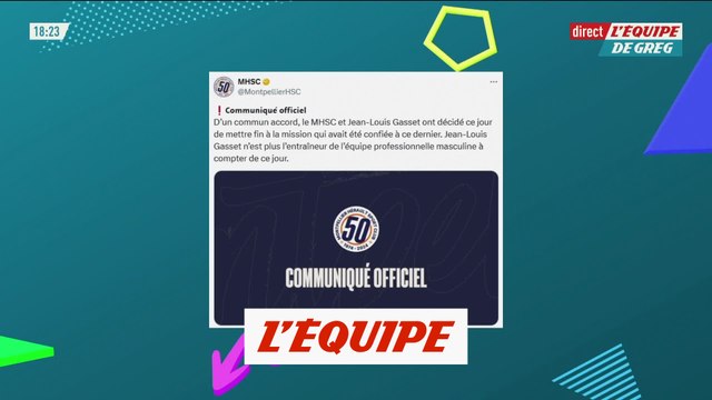 Montpellier se sépare de son entraîneur Jean-Louis Gasset - Foot - L1