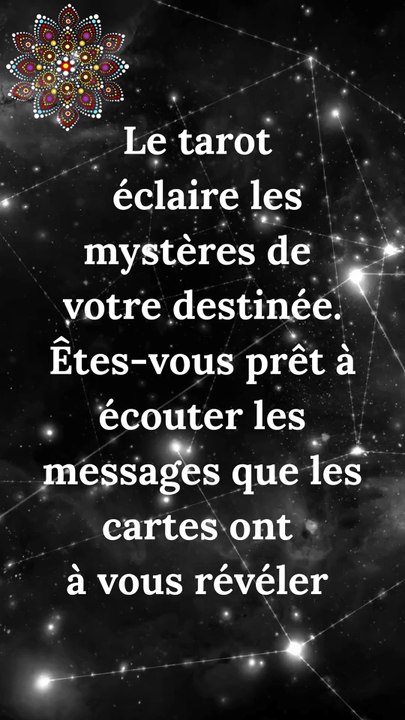 Les réponses du tarot