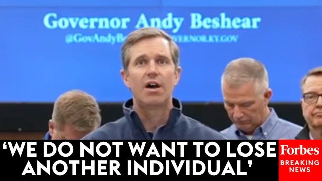 Kentucky Gov. Andy Beshear Holds Press Briefing After Storms Pummel His State, Causing Flooding