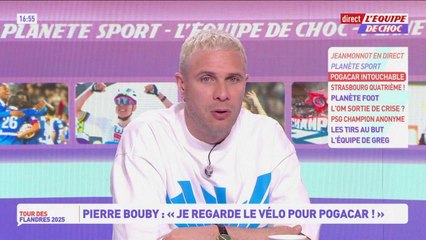 Pierre Bouby : "Je regarde le vélo pour Pogacar" - L'Équipe de Choc - extrait