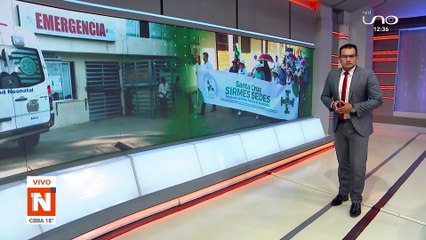 SCZ: SECTOR SALUD EN PARO PROTESTA ANTE LA QUINTA MUNICIPAL